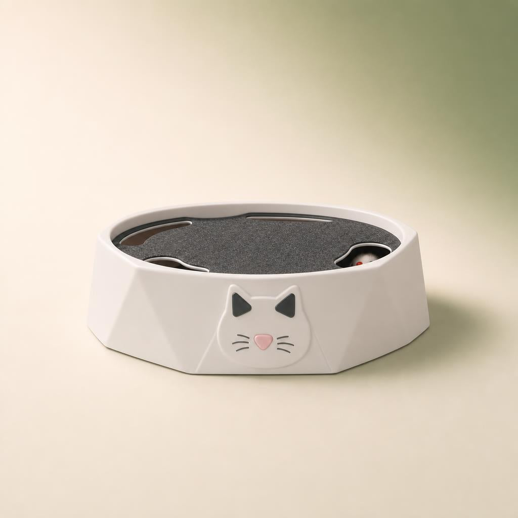 Cat toy turntable side profile