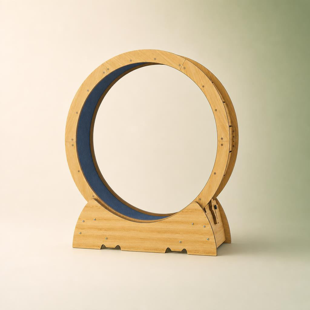 Cat exercise wheel side profile