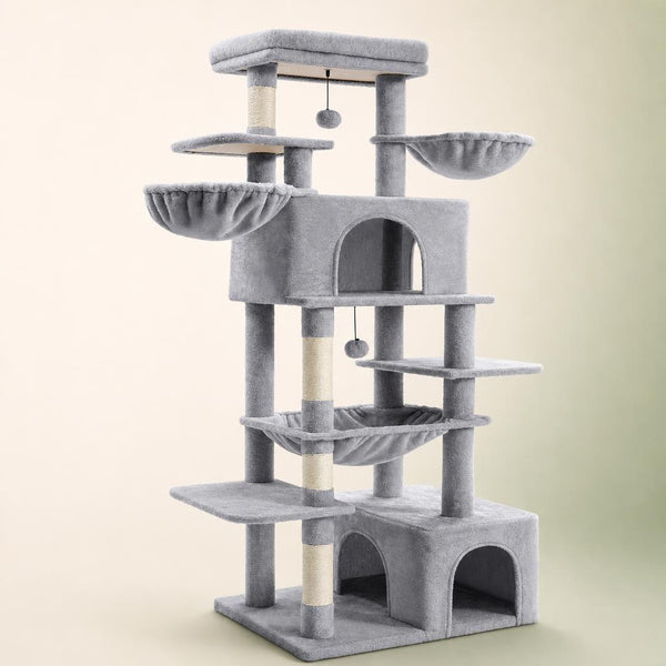 Large multi-level cat tree tower