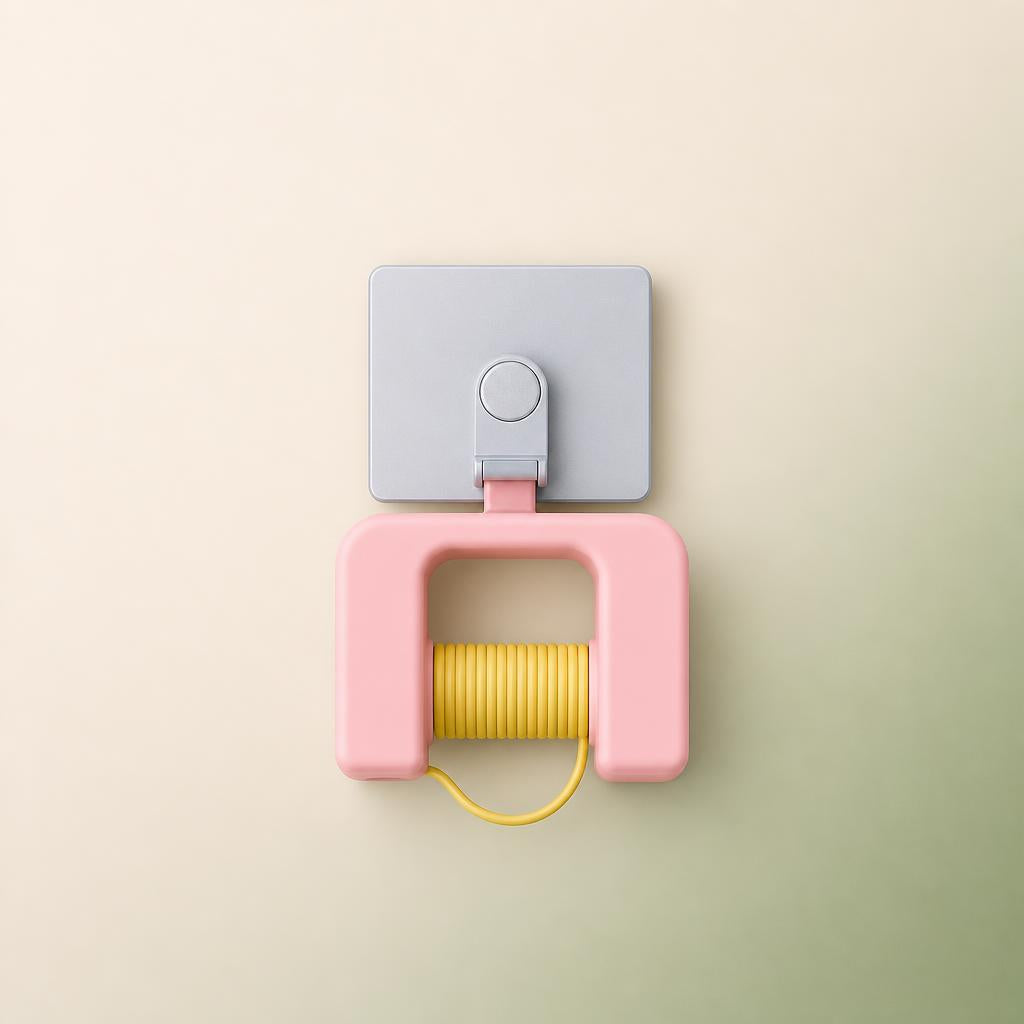 Retractable cat toy ceiling mount