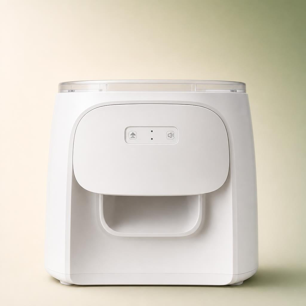 Smart cat feeder control panel