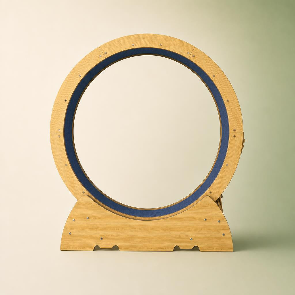 Cat exercise wheel front view